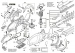 Bosch 0 600 846 C03 Ahs 7000 Pro-T Hedge Trimmer 230 V / Eu Spare Parts